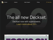 Tablet Screenshot of decksetapp.com